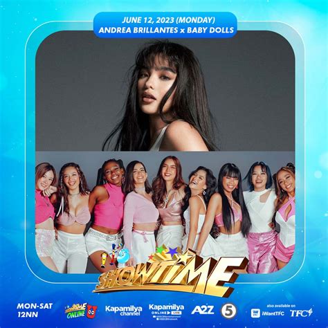 Andrea Brillantes performs with Baby Dolls .